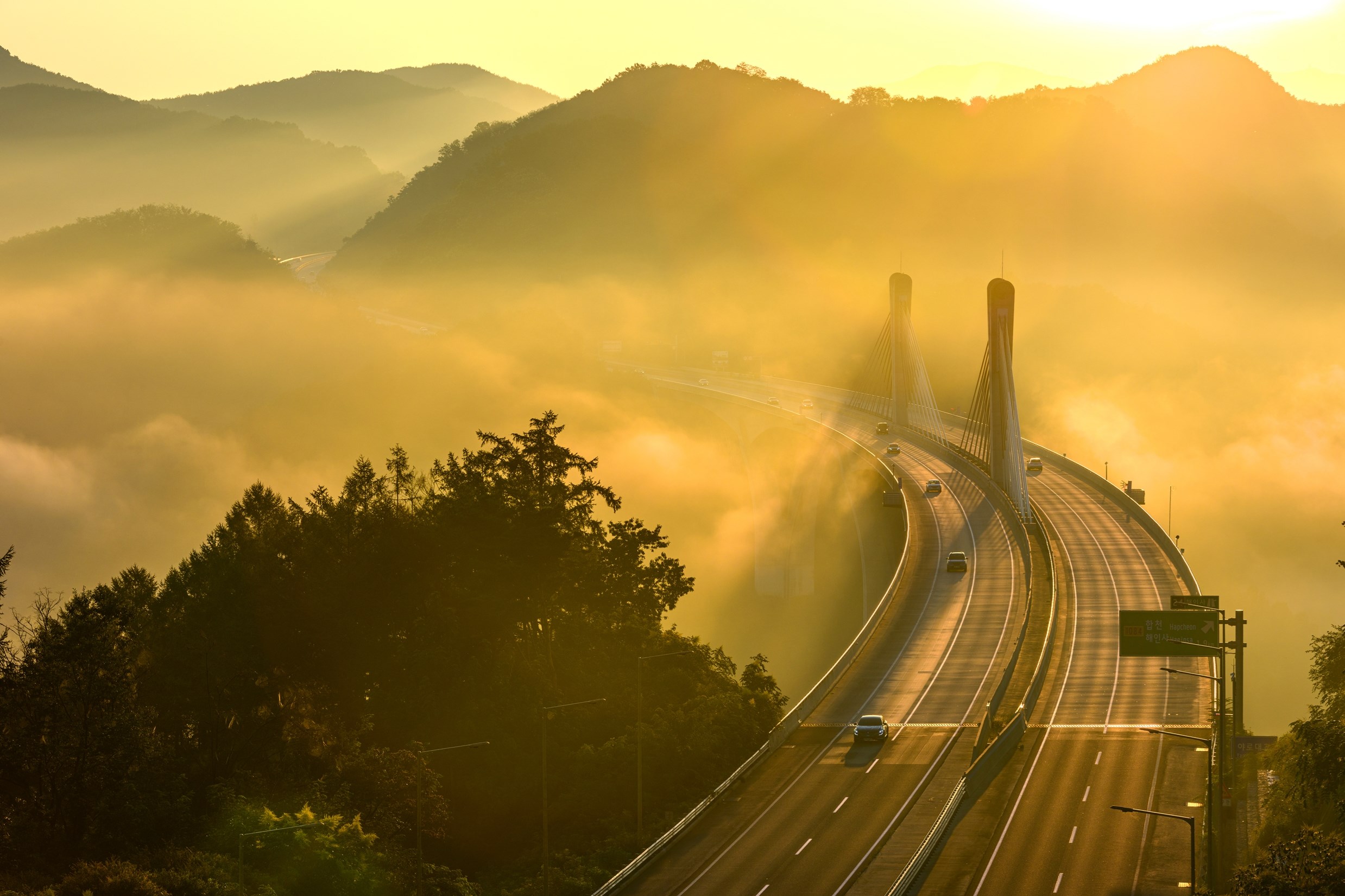 2024 콘크리트문화사진전 / 일반부 장려상 /  김경욱 / 작품명: 안개속 그길